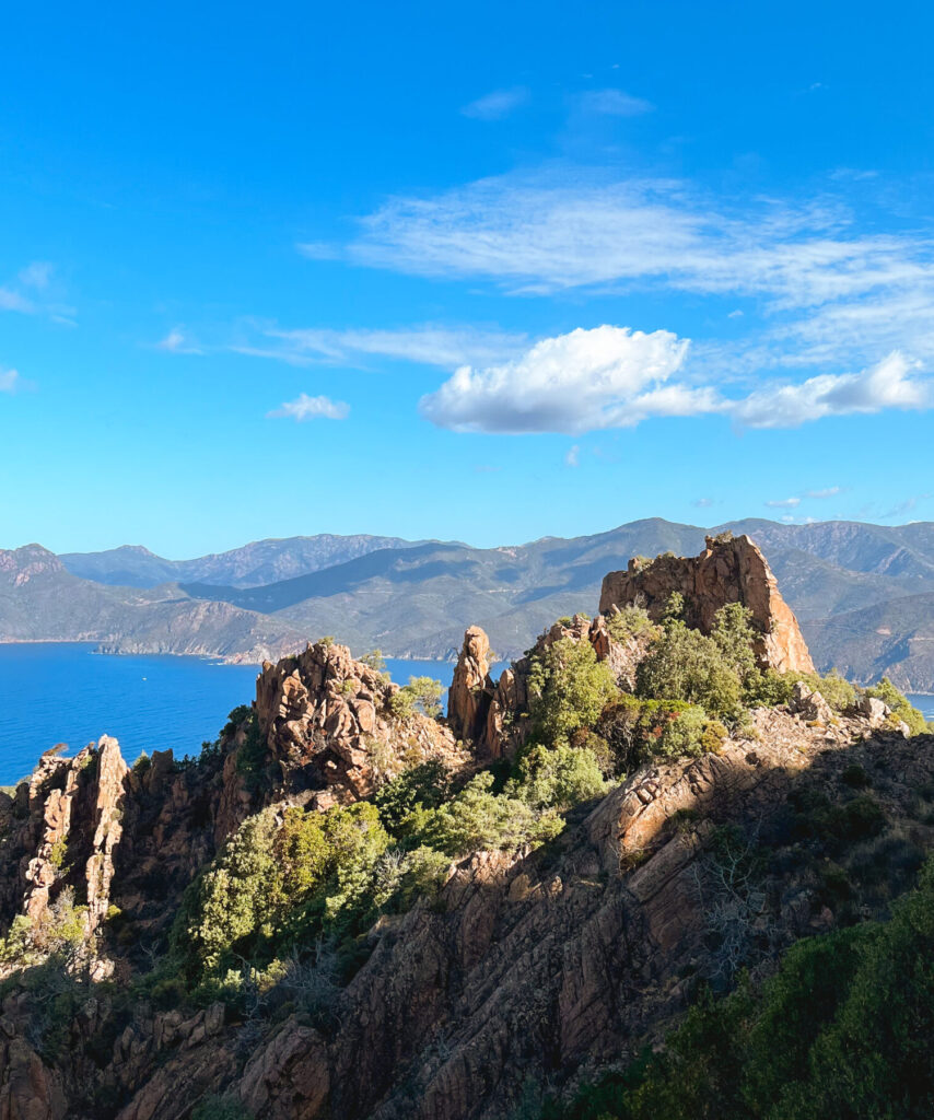 Calanques de Piana rotsen